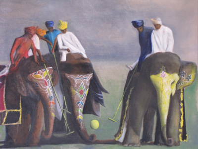 Peinture Animalière - Marc Legris - Polo - 2008 - huile sur toile - 116x89cm Marc Legris - Peinture Animalière