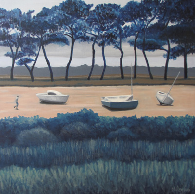Peinture Paysages - Marc Legris - Ile Grande - 2012 - huile sur toile - 65x54cm Marc Legris - Peinture Paysages